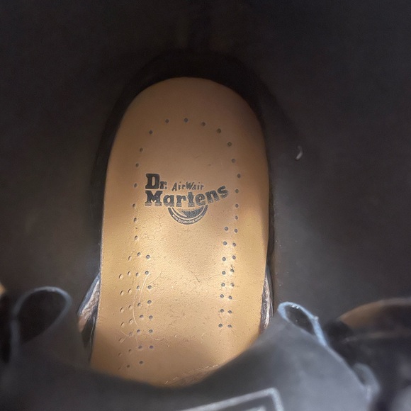 🖤Black Dr. Martens, shiny, Patton leather grunge boots, brand new condition! 💯 - Picture 5 of 8